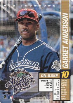 2002 MLB Showdown All-Star Game #001 Garret Anderson Front