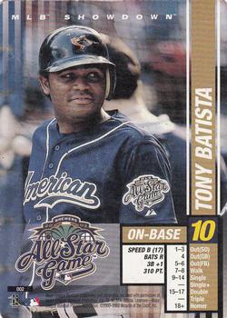 2002 MLB Showdown All-Star Game #002 Tony Batista Front