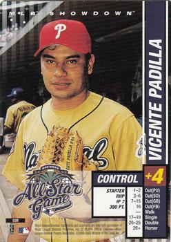 2002 MLB Showdown All-Star Game #039 Vicente Padilla Front