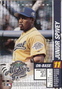 2002 MLB Showdown All-Star Game #048 Junior Spivey Front