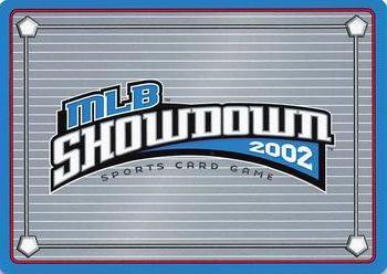 2002 MLB Showdown Pennant Run #026 Josh Fogg Back