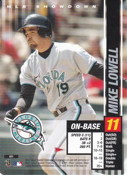 2002 MLB Showdown Pennant Run #031 Mike Lowell Front