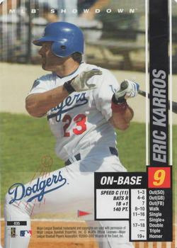 2002 MLB Showdown Pennant Run #035 Eric Karros Front