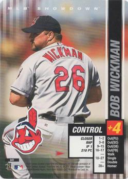 2002 MLB Showdown Pennant Run #041 Bob Wickman Front