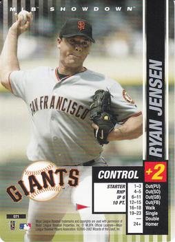 2002 MLB Showdown Pennant Run #071 Ryan Jensen Front