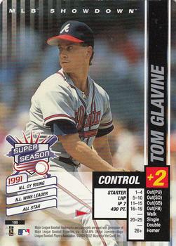 2002 MLB Showdown Pennant Run #100 Tom Glavine Front