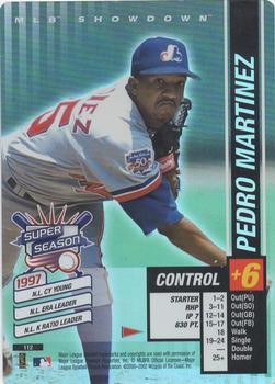 2002 MLB Showdown Pennant Run #112 Pedro Martinez Front