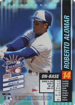 2002 MLB Showdown Pennant Run #114 Roberto Alomar Front