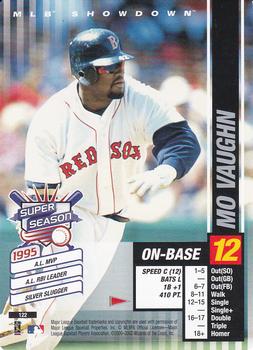 2002 MLB Showdown Pennant Run #122 Mo Vaughn Front