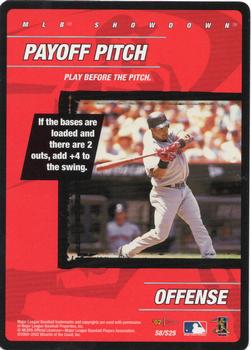 2002 MLB Showdown Pennant Run - Strategy #S8 Payoff Pitch  Front