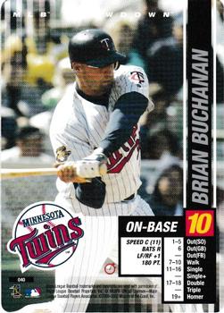 2002 MLB Showdown Trading Deadline #040 Brian Buchanan Front