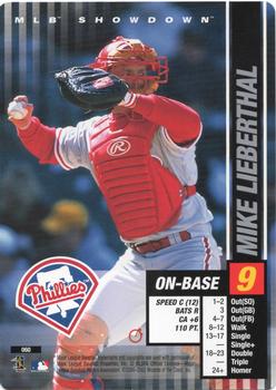 2002 MLB Showdown Trading Deadline #060 Mike Lieberthal Front
