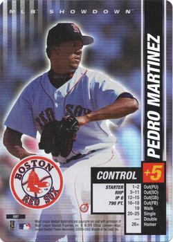 2002 MLB Showdown Trading Deadline #097 Pedro Martinez Front