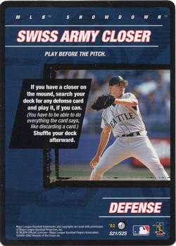 2002 MLB Showdown Trading Deadline - Strategy #S21 Swiss Army Closer / Joel Pineiro Front