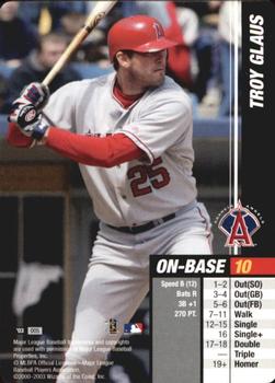 2003 MLB Showdown #005 Troy Glaus Front