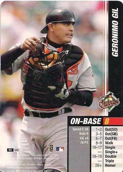 2003 MLB Showdown #042 Geronimo Gil Front