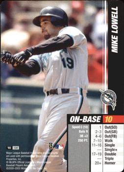 2003 MLB Showdown #134 Mike Lowell Front