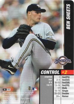 2003 MLB Showdown #172 Ben Sheets Front
