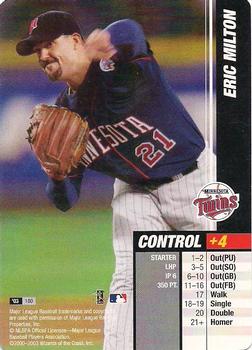 2003 MLB Showdown #180 Eric Milton Front
