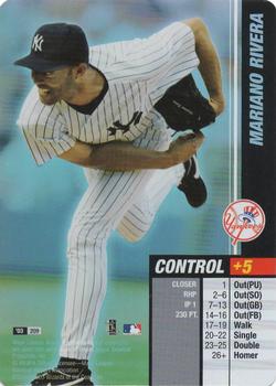 2003 MLB Showdown #209 Mariano Rivera Front