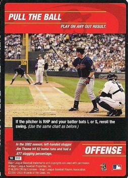 2003 MLB Showdown - Strategy #S12 Pull the Ball Front