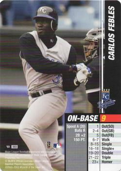 2003 MLB Showdown Pennant Run #003 Carlos Febles Front