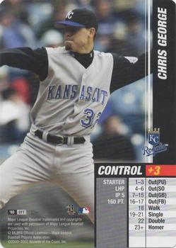 2003 MLB Showdown Pennant Run #011 Chris George Front