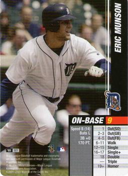 2003 MLB Showdown Pennant Run #021 Eric Munson Front