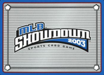 2003 MLB Showdown Pennant Run #025 Russ Springer Back