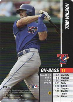 2003 MLB Showdown Pennant Run #059 Tom Wilson Front