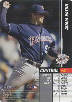2003 MLB Showdown Pennant Run #061 Adam Eaton Front