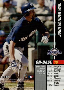 2003 MLB Showdown Pennant Run #075 John Vander Wal Front