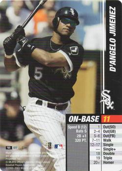 2003 MLB Showdown Pennant Run #077 D'Angelo Jimenez Front
