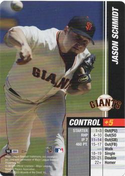 2003 MLB Showdown Pennant Run #094 Jason Schmidt Front