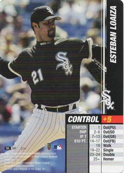 2003 MLB Showdown Pennant Run #101 Esteban Loaiza Front