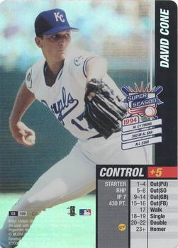 2003 MLB Showdown Pennant Run #109 David Cone Front