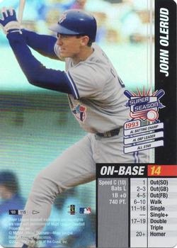 2003 MLB Showdown Pennant Run #115 John Olerud Front