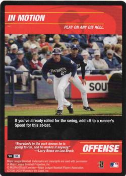 2003 MLB Showdown Pennant Run - Strategy #S4 Bubba Trammell Front