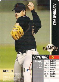2003 MLB Showdown Trading Deadline #061 Tim Worrell Front