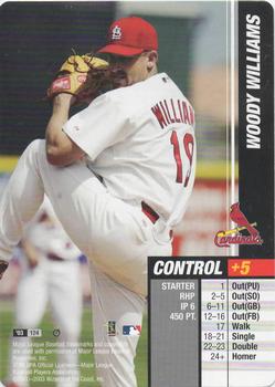 2003 MLB Showdown Trading Deadline #124 Woody Williams Front