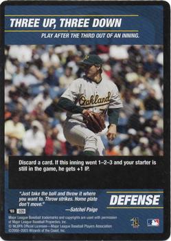 2003 MLB Showdown Trading Deadline - Strategy #S20 Three up, Three Down / Barry Zito Front
