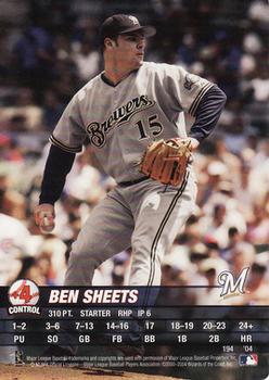 2004 MLB Showdown #194 Ben Sheets Front