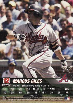 2004 MLB Showdown #025 Marcus Giles Front