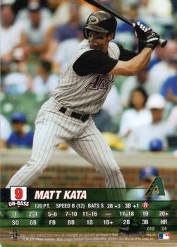 2004 MLB Showdown #019 Matt Kata Front