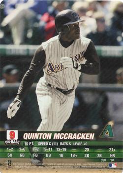 2004 MLB Showdown #020 Quinton McCracken Front