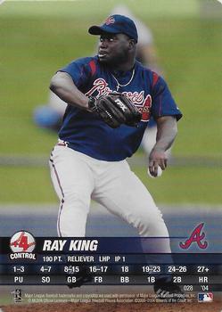 2004 MLB Showdown #028 Ray King Front
