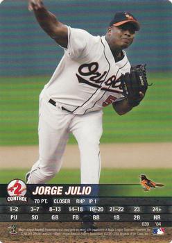 2004 MLB Showdown #039 Jorge Julio Front