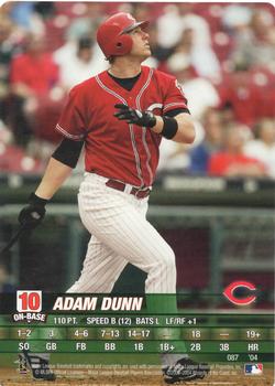 2004 MLB Showdown #087 Adam Dunn Front