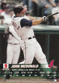 2004 MLB Showdown #107 John McDonald Front