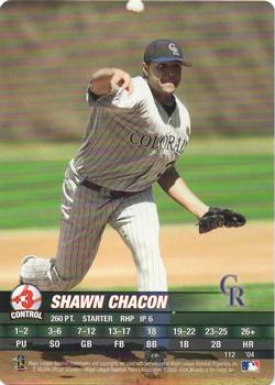 2004 MLB Showdown #112 Shawn Chacon Front